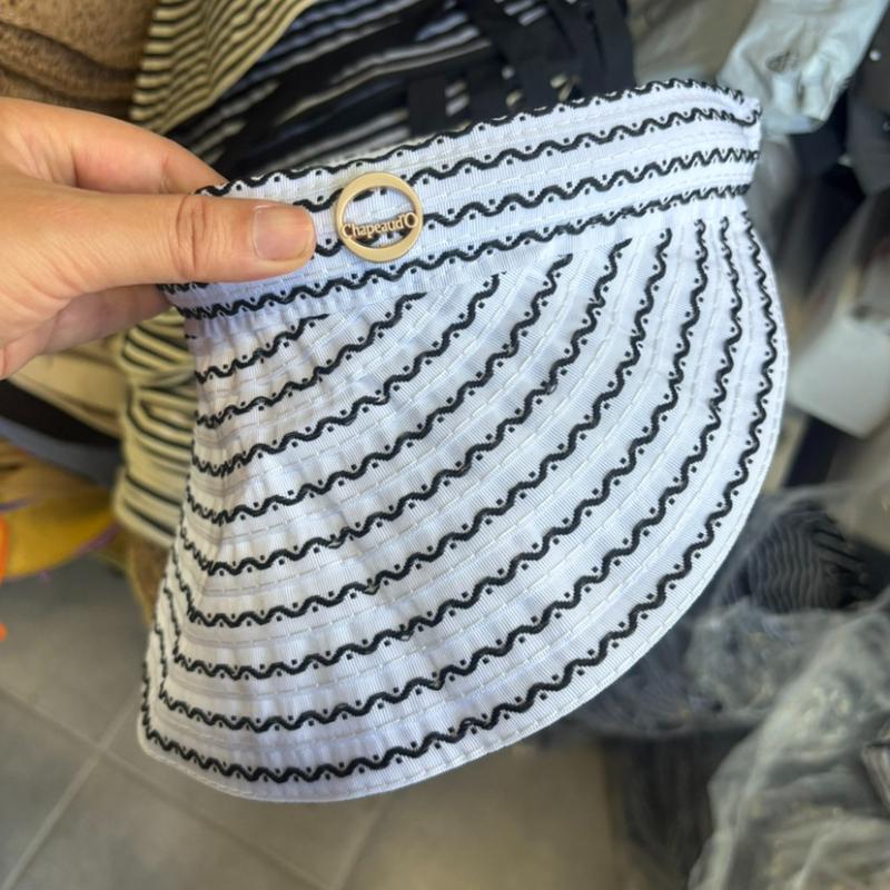 1Pcs 2-in-1 Empty Top Headband Sun Visor Hat Summer UPF50+ Large Brim Foldable Beach Cap for Women Outdoor Hiking Fishing Travel