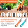 Pocket Sharpener Portable Garden Shears Blade Opener Multi-Function Gardening Electric Pruning Shears Shapening Tools