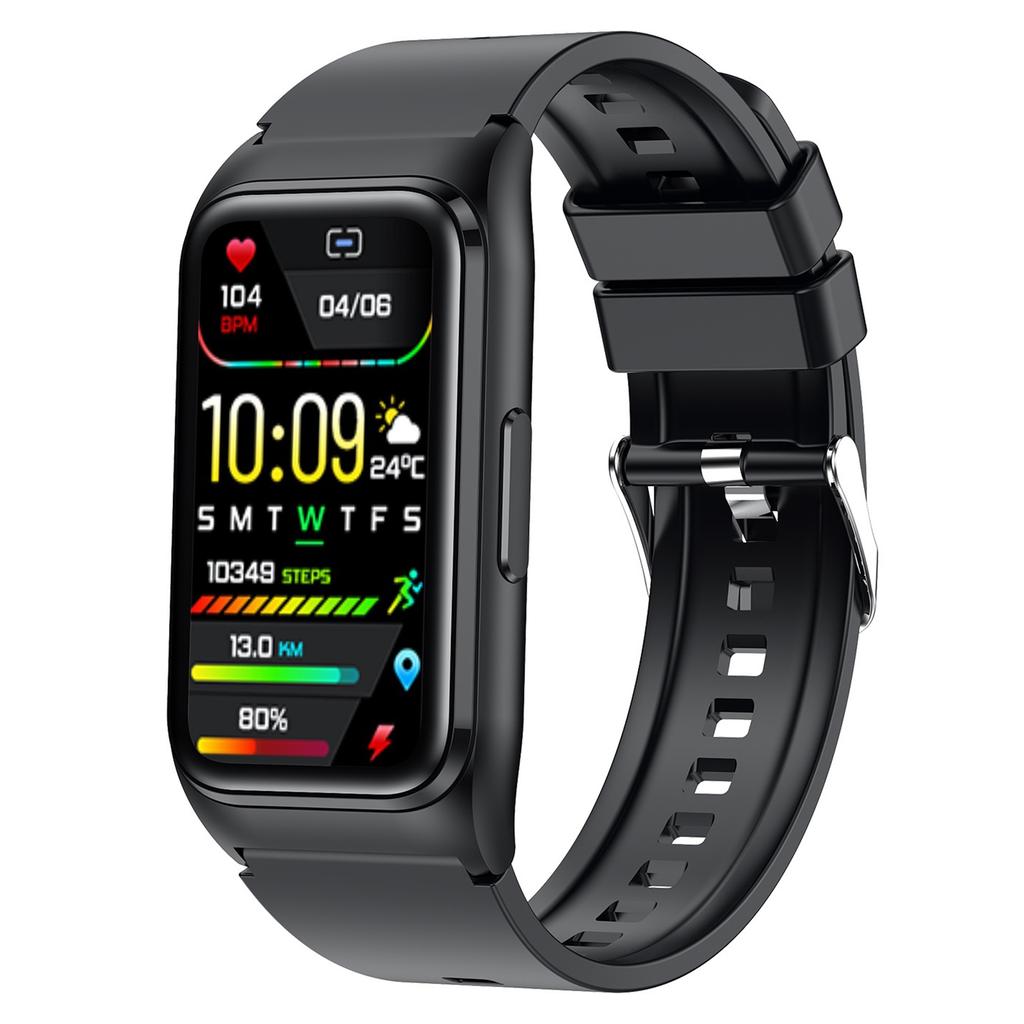 TK75 1,47 cala Smartwatch Monitor Tętna Natlenienia Krwi Temperatury Ciała Tracker Fitness