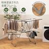 Giantex Folding Metal Clothes Drying Rack, No Assembly Required, 141cm Wide, Laundry Dryer, Indoor Clothes Drying Rack, Towel Hanger, Clothes Drying R