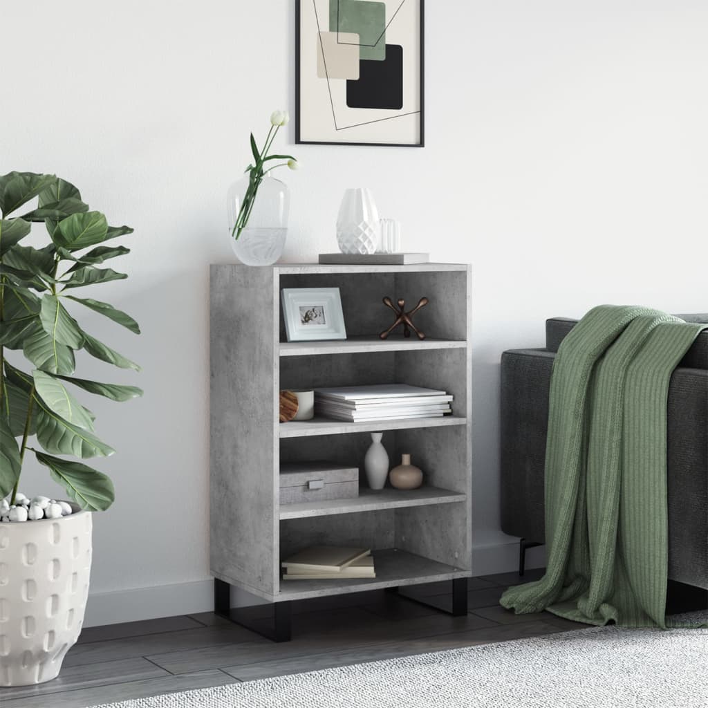 Highboard Concrete Grey 57x35x90 cm Particleboard