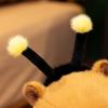 Kawaii Bee Capybara Plush Toy Simulation Bee Capybara Plush Doll Soft Stuffed Animal Toy for Kids Capybara Lovers Room Decor