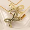 Drawer Cabinet Pull Metal Ribbon Furniture Handle for Bedside Table Dresser and Decorative Home Detail Accent Use