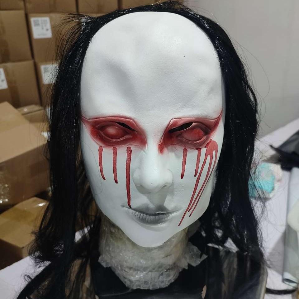 Halloween masquerade mask, scary clown pig head mask, latex headgear mask, prank mask, horror mask cos Mask