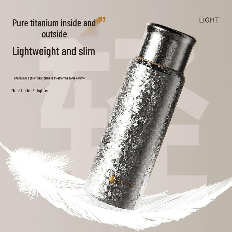 TOMIC Pure Titanium Tea Infuser Thermos
