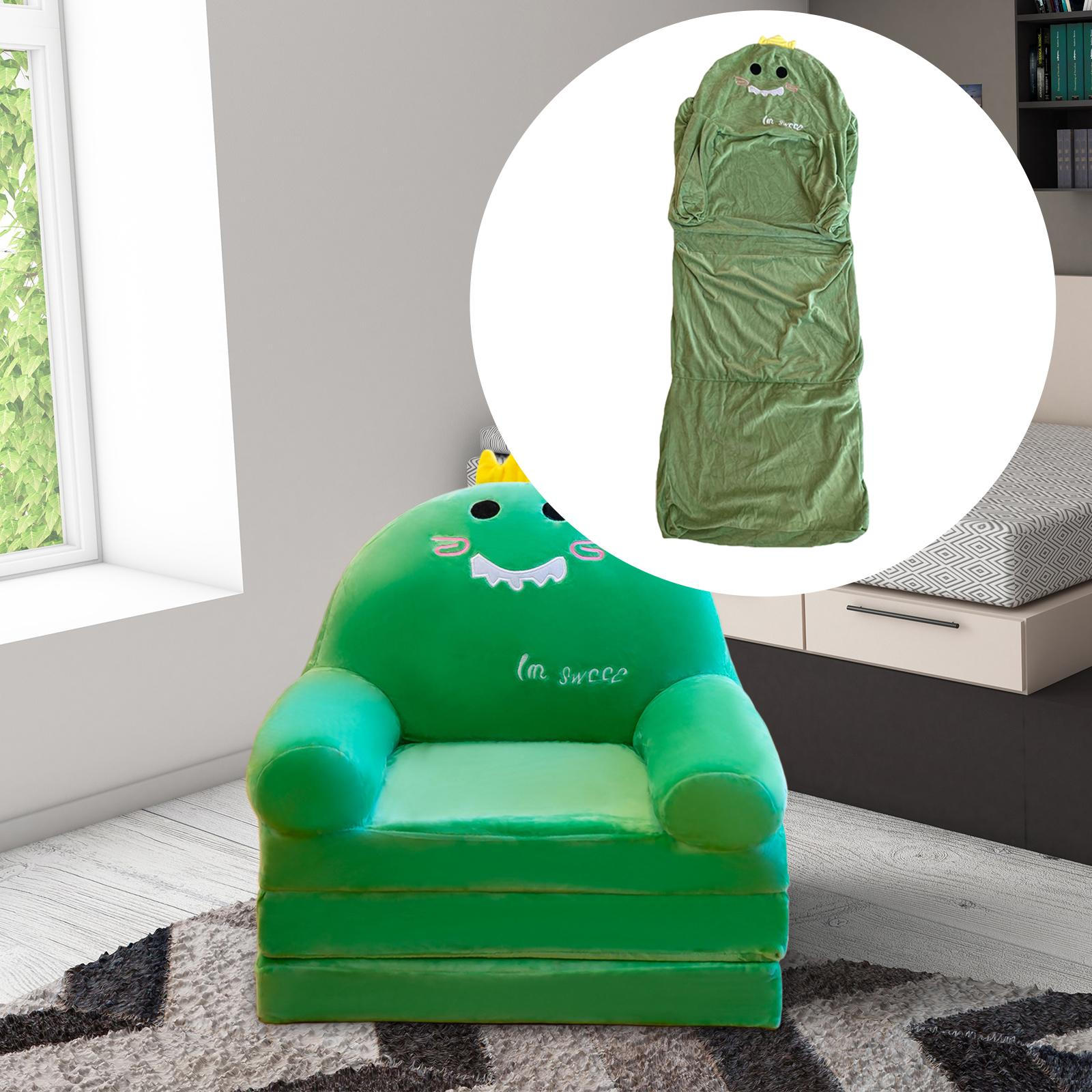 

Baby Couch Cover,Washable Furniture Armchair Slipcover,Cute Kids Sofa Cover Dinosaur