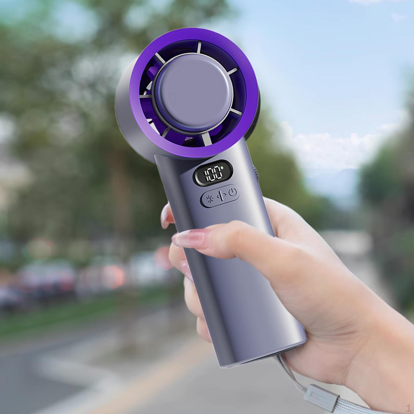 Compact Rechargeable Handheld Fan with Variable