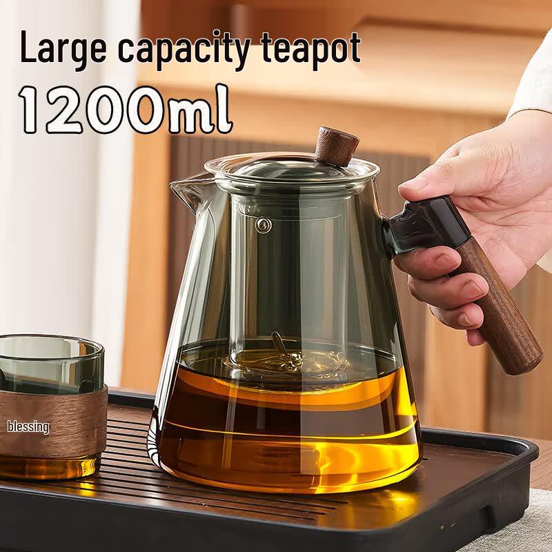 Large Capacity Glass Teapot with Infuser