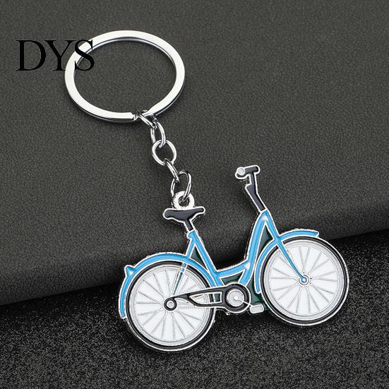 Schlüsselanhänger Vintage Fahrradschlüsselanhänger - Zinklegierung Mini-Fahrrad mit Retro-Tropfenmalerei, Künstlerisches Radsportgeschenk für Schlüssel & Rucksäcke Sportzubehör