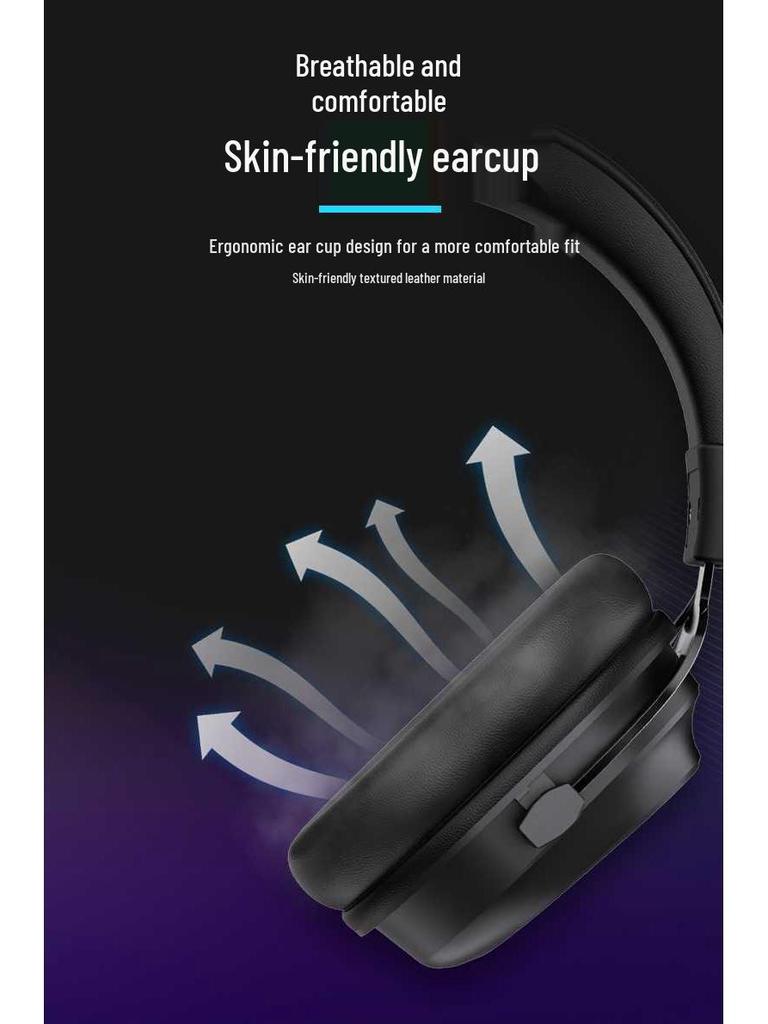 Cross-border Noise Cancelling Wireless Bluetooth Gaming Headset with Ultra-long Battery Life