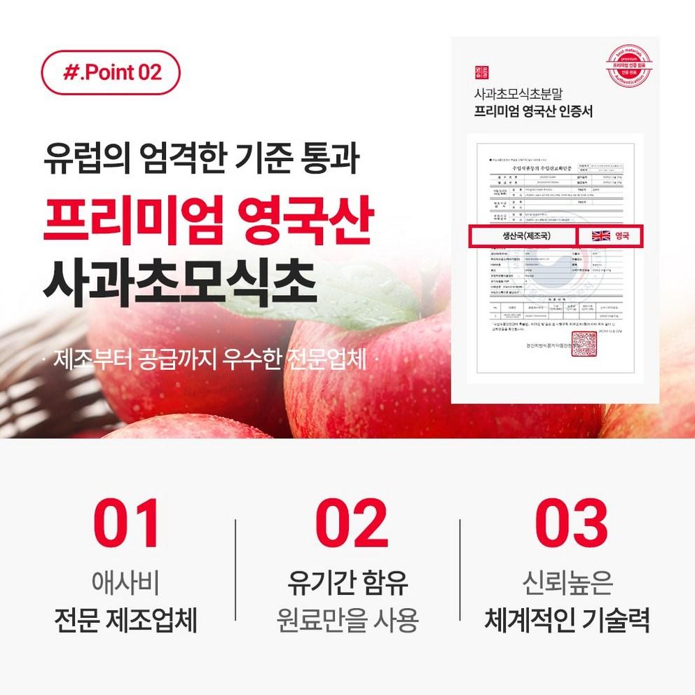 Apfelessig-Gummibärchen, 95% rein, 60 Stück, 2er-Pack