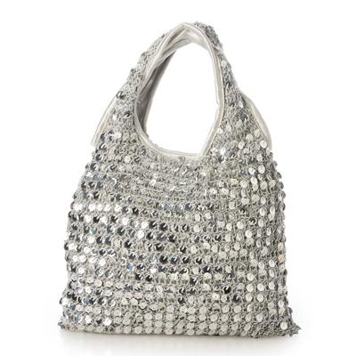 Pailletten-Häkel-Tasche