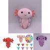 Kawaii Axolotl Plush Doll For Kids Soft And Cuddly Cartoon Character Toy Pillow