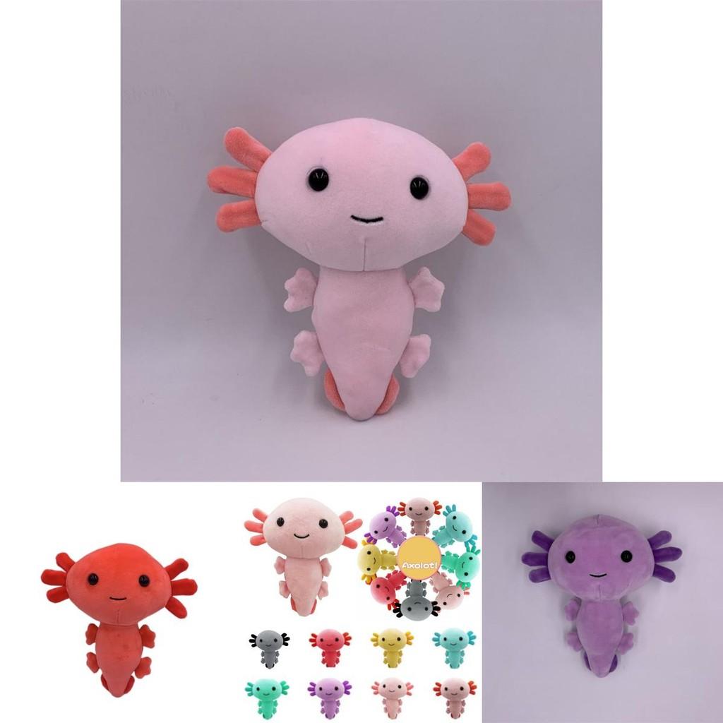 Kawaii Axolotl Plush Doll For Kids Soft And Cuddly Cartoon Character Toy Pillow