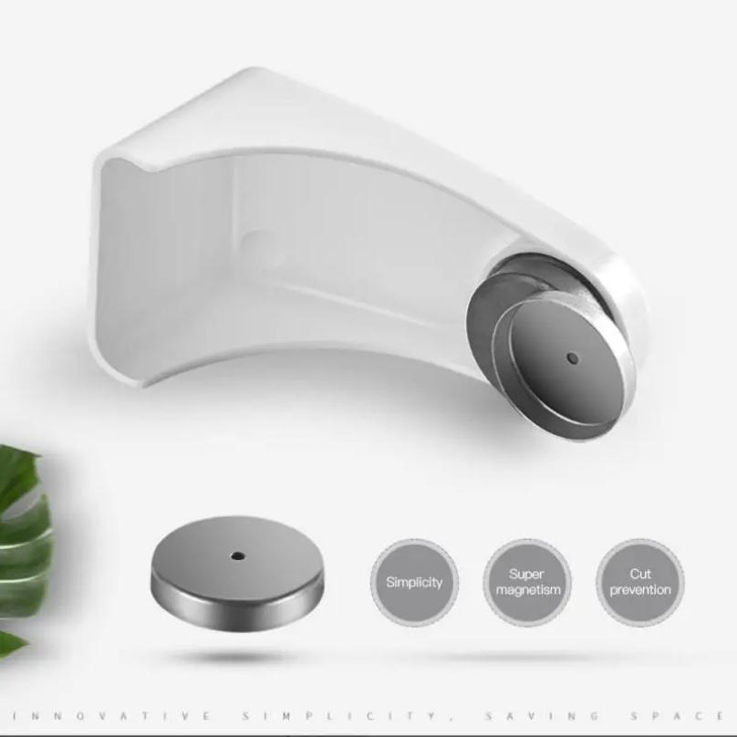 Magnetic Soap Dish Container Dispenser Wall Attachment Adhesion Soap Holder Kitchen Household Bathroom Magnet