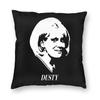 Dusty Springfield Singer Square Pillowcase Polyester Linen Velvet Pattern Zip Decorative Throw Pillow Case Home Cushion Cover