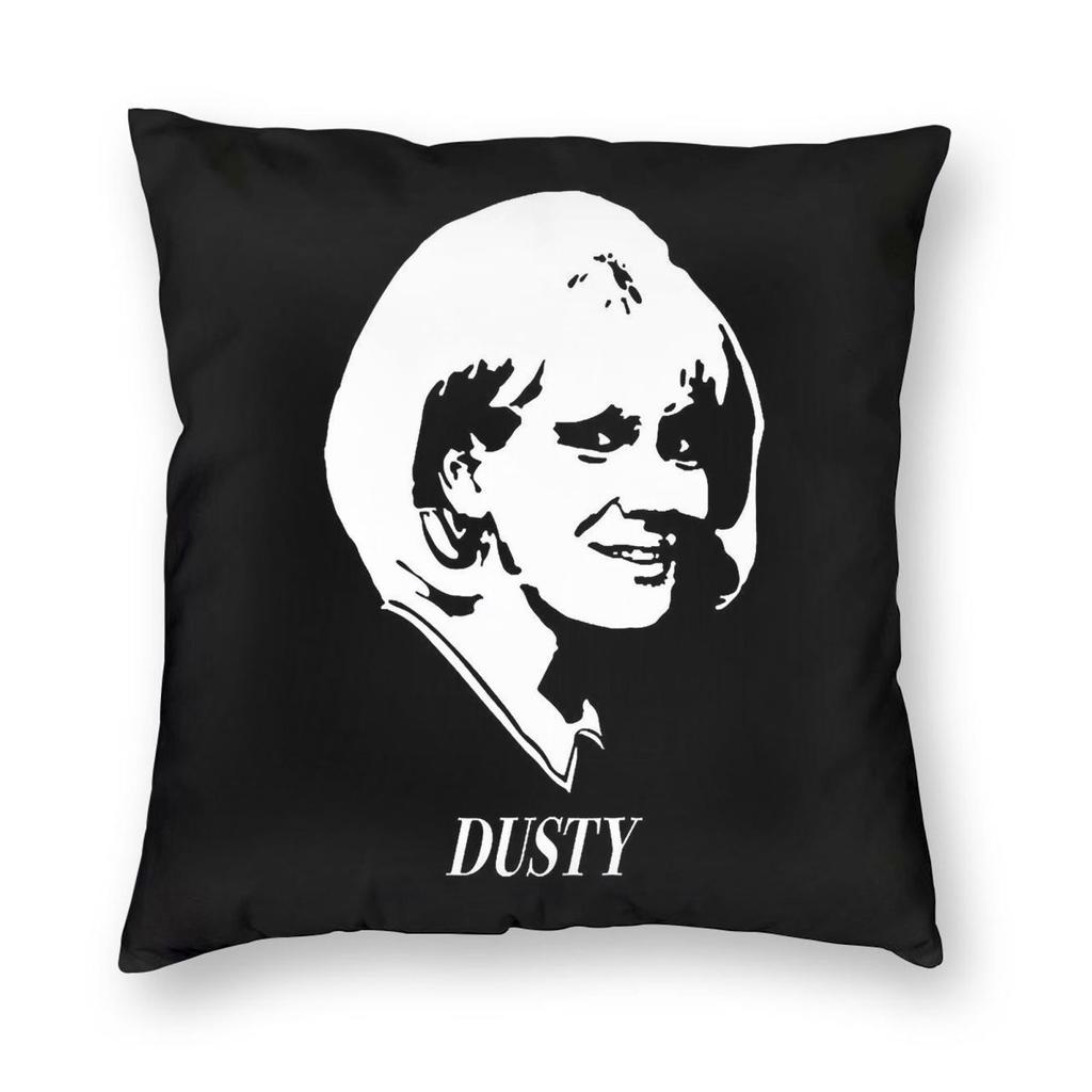 Dusty Springfield Singer Square Pillowcase Polyester Linen Velvet Pattern Zip Decorative Throw Pillow Case Home Cushion Cover
