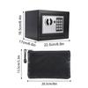 Home Safes Fireproof Waterproof Box + Document Bag with Coin Slot Keypad Digital Home Security for Documents Money Gold