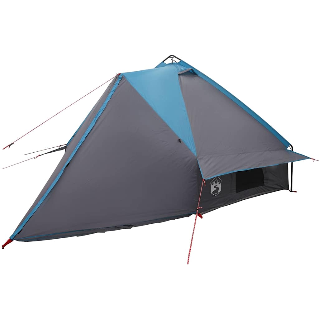 Teepee Tent for 6 Persons Blue and Gray 431 x 366 x 185 cm