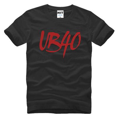 Men Tee Shirt Summer UB40 T Shirt Men Reggae Pop T-shirt Short Sleeve Cotton Casual Music T Shi