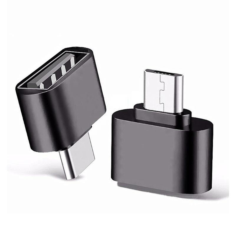 Fast Speed USB 2.0 A To MicroUSB Type C Converters 480Mbps Data Transfer Supports OTG Function for Various Devices