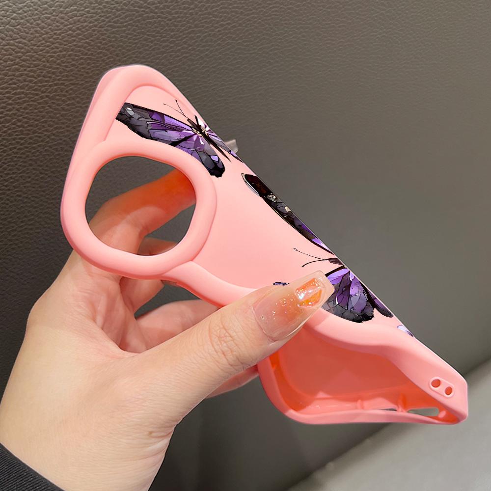 Gemaltes Muster Big Wave Edge Weiches Silikonmaterial Macaron-Telefongehäuse Stoßfestes Schutzgummigehäuse für OPPO Reno Realme