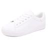 Fashion White Shoes Women's 2025 Spring and Autumn New Women's Shoes Student Flat Trendy Shoes All-match Sports Casual Sneakers