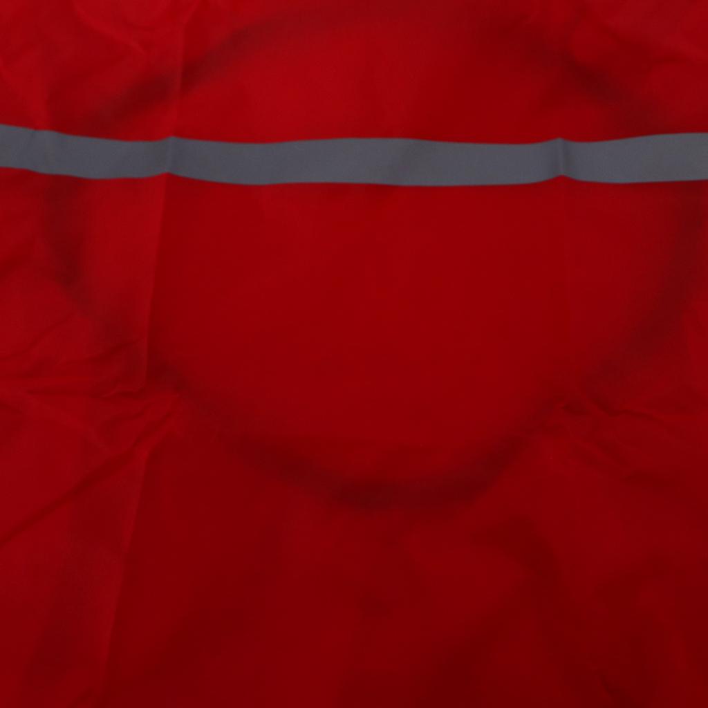 Waterproof Camping Backpack Rain Cover With Reflective Strip 3040 L Red