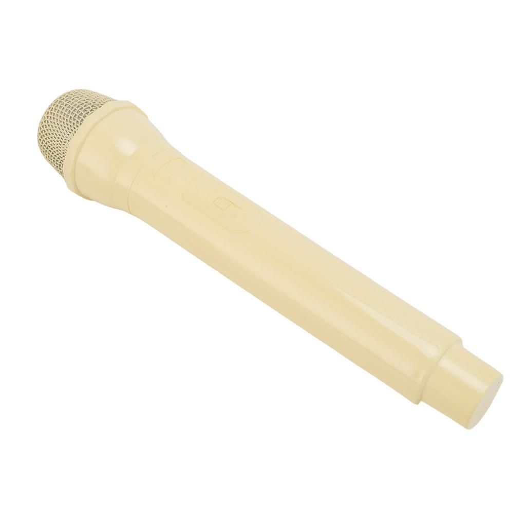 Simulated Microphone ABS Lightweight Rlistic Handheld Mic Prop for Speech Practice Cosplay Photography