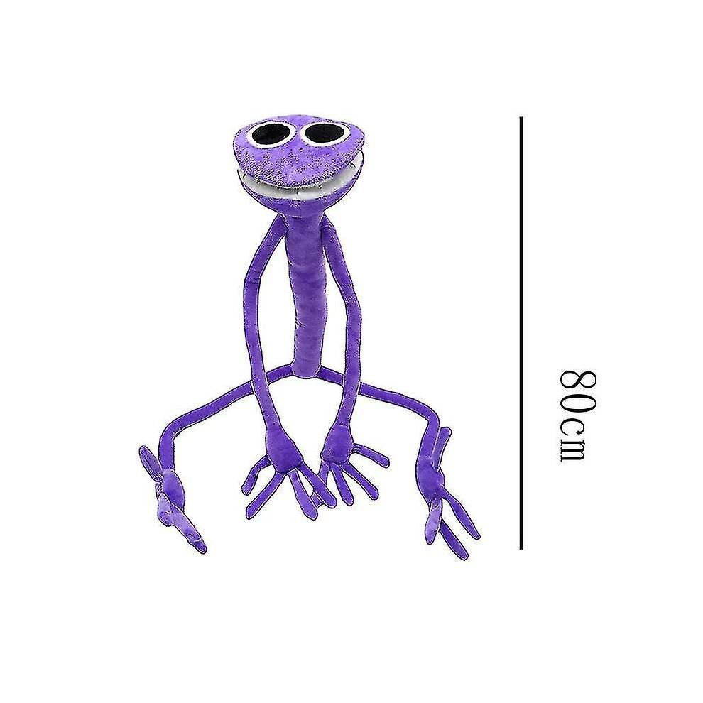 Mike 80cm Rainbow Friends Plüschtier Spielcharakter Angst Lila Monster Kann geöffnet werden Plüschtier Stofftier Halloween Spielzeug Geschenke-r