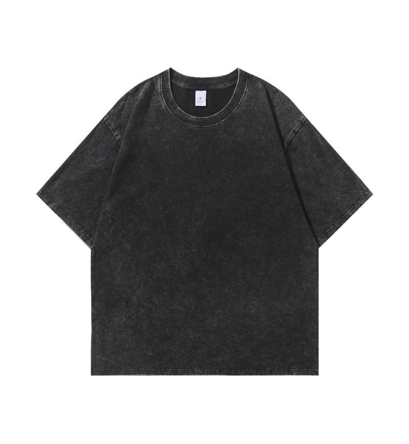 Trendy Creative Plus Size Cotton T-Shirt, Unisex Casual Round Neck Short Sleeve