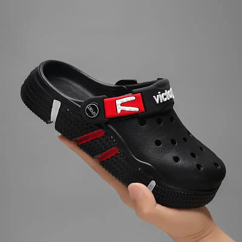 

Повседневные удобные домашние туфли без застежек для мальчиков и девочек, дышащие нескользящие сабо для ванной комнаты в помещении, все сезоны 35