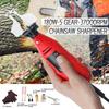 180W AC 220V 5 Gears Electric Power Chain Saw Sharpener Grinder Machine Garden Tools Portable Electric Chainsaw Sharpening