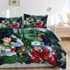 Anime Characters River Print 3Pcs Bedding Set,Duvet Cover with 2 Bedro,Pillowcase Home Birthday Gift