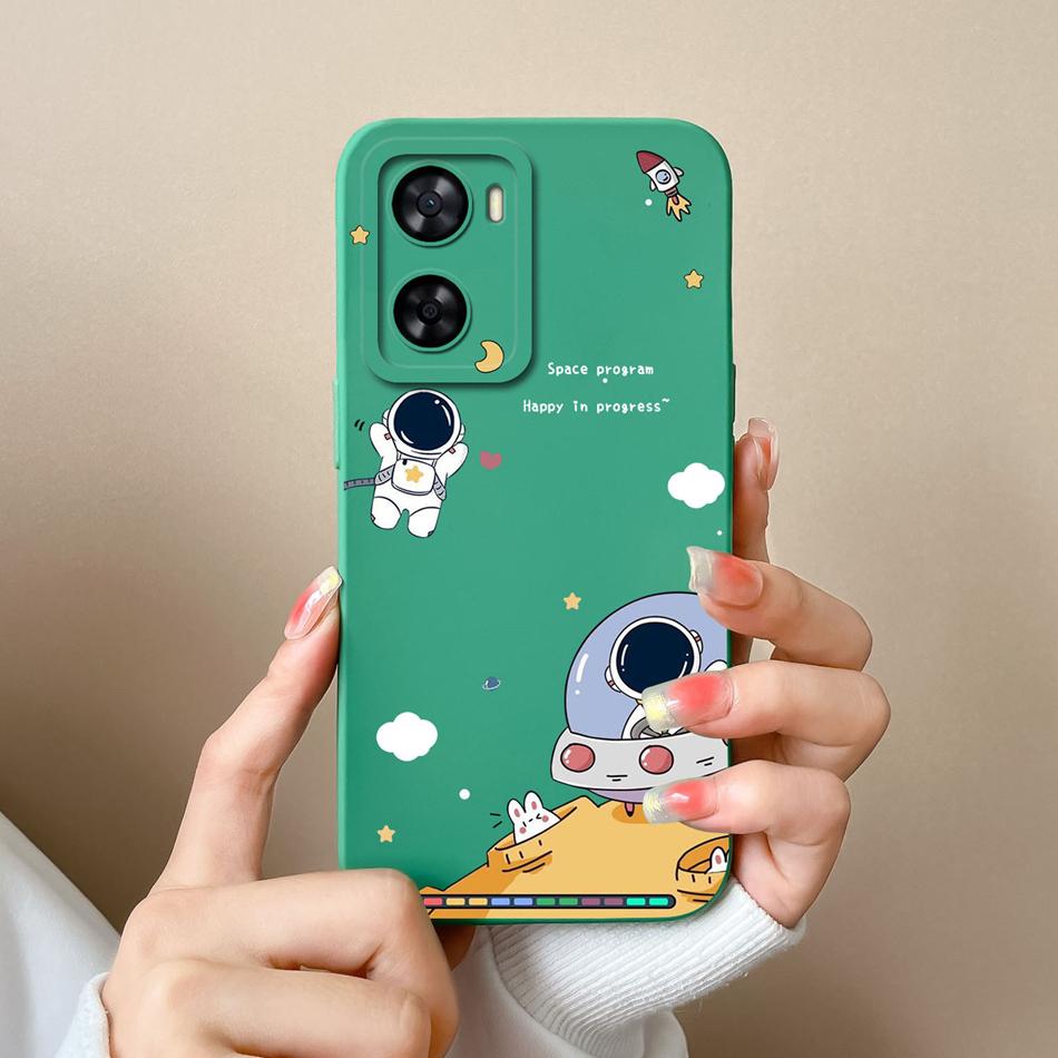 For One Plus Nord N20SE N300 Case Fun Astronaut Phone Back Cover For 1+ Nord N20 SE N 300 Liquid Silicone Funda Camera Protector