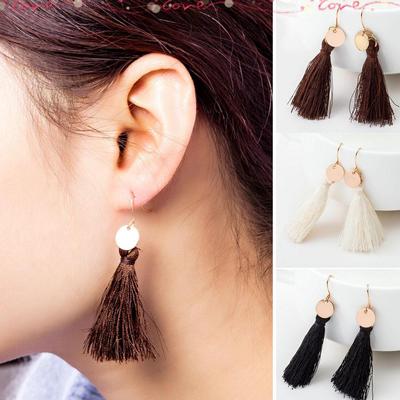 Punk coloré Ear Stud Vintage Femmes Filles Lady Creux De Forme Trapézoïdale Dangle Earrings