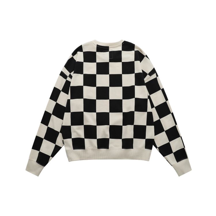 Vans Checkerboard Crewneck Sweatshirt Men Sweatshirt Black VN0A5H98J0Z
