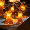 Christmas Festive Atmosphere Decoration Led String Lights, Small Lights, Children'S Cartoon Pendants, Colored Light Strings
