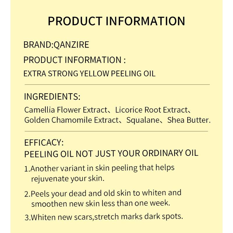 White Peeling Oil Hand and Foot Face Whole Body Care Moisturizing Oil