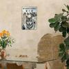 Wolf Spirit Animal Metal Wall Art 8x12 Rustic Tin Sign Lodge Cabin Retro Decor