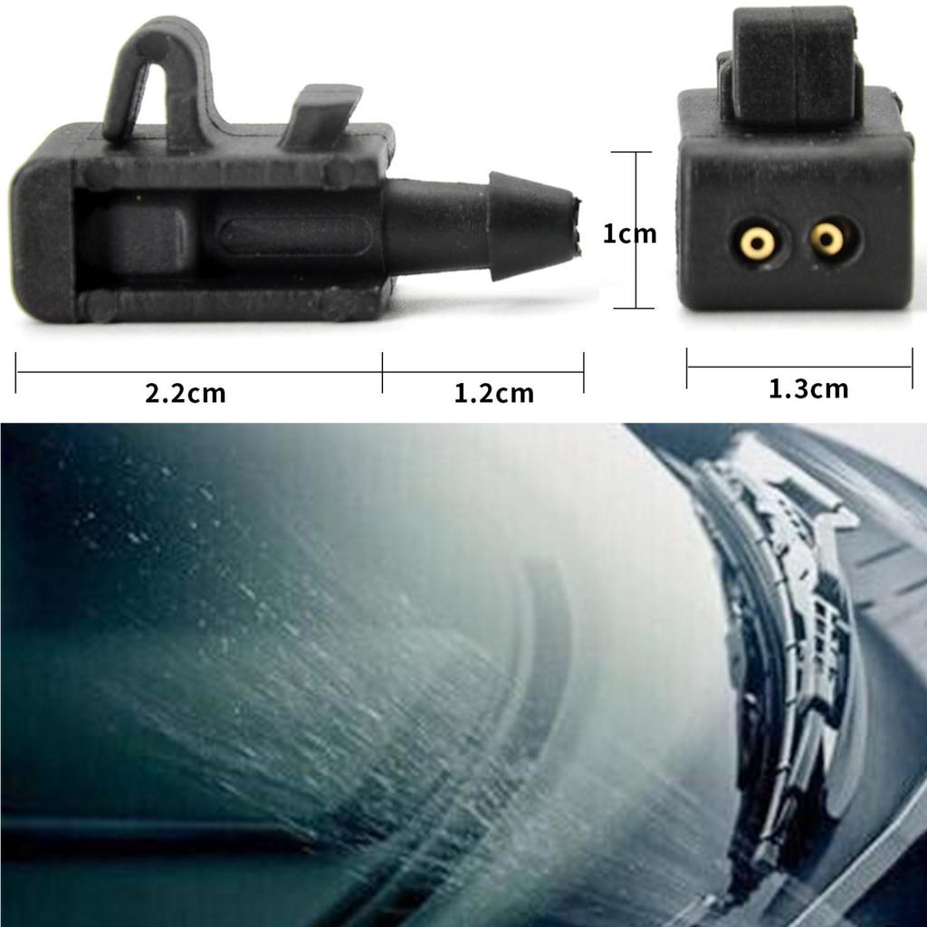2 Stück Auto Frontscheibenwaschdüsen Düsen für Renault Megane 2 3 Mk2 mk3 Scenic 2 Laguna Fluence OE-Nr. 8200082347