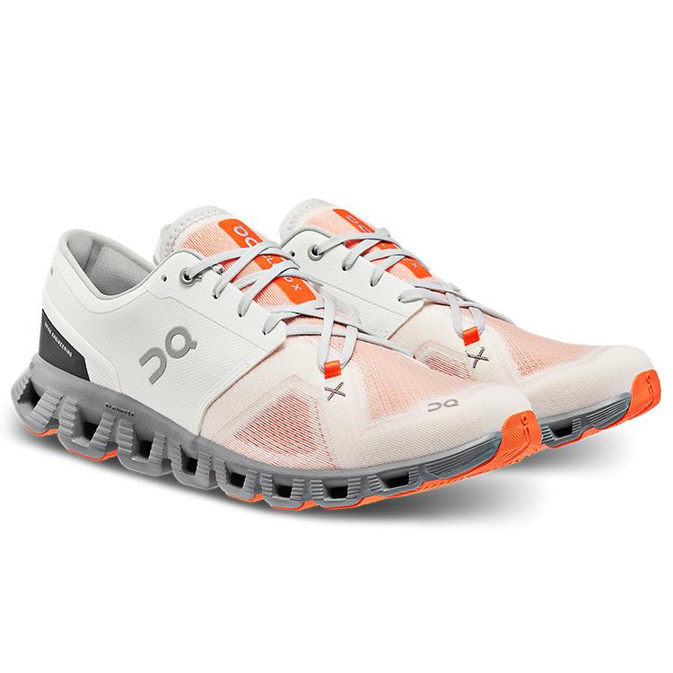 New On Running Cloud X 3 Ivory Alloy 60.98254