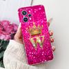 6.4" For Realme 9 Pro Plus Case RMX3392 Clear Fashion Luxury A-Z Letters Soft Bumper Cover For Realme 9 Pro+ Phone Case RMX3393
