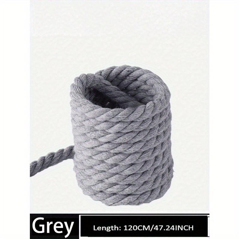 

1 Pair of Shoelaces with A Width of 8 Millimeters. These Are Hand-Woven Three-Strand Ropes with Vivid Colors and A Thickened Design Grey разноцветный