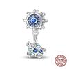Summer Brand New Copper Metal Zircon Crab Octopus Jellyfish Turtle Shell Charm Bead Components Bead Components Compatible With Authentic Original