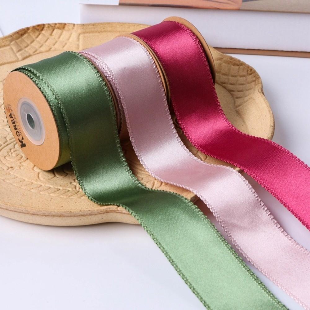 10 Yards 40MM Polyester Satin Ribbon DIY Crafts Double-sided Gift Wrapping Tape Make Bowknots Handmade Carfts Lace Ribbon Cloth