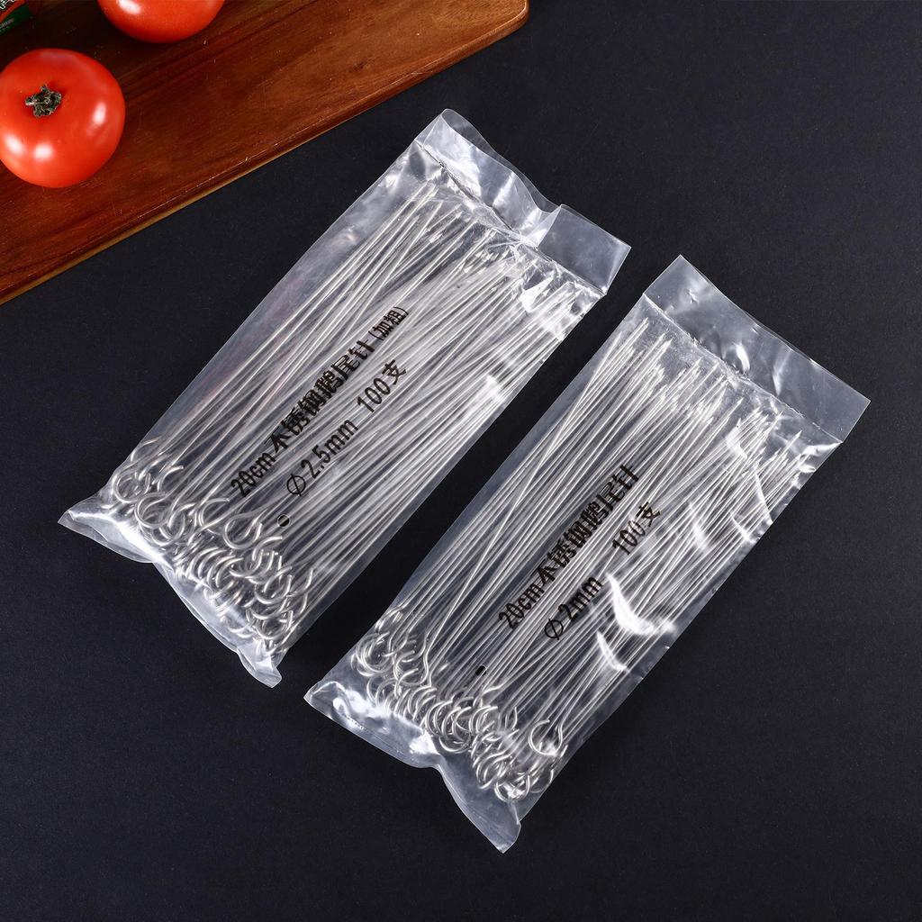 Stainless Steel Needle Skewers for Duck Neck, Goose Tail, and Spicy Chicken Sealing