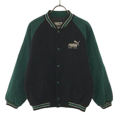90s Old Hit Union Logo Embroidery Wool Blend Stajan Back Embroidery Kid's Used