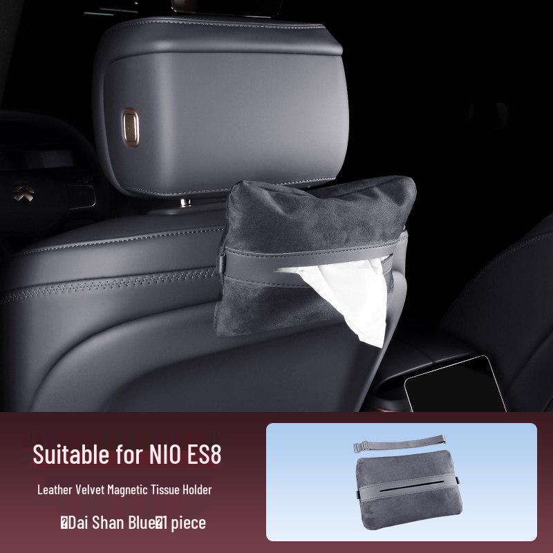 

Magnetic Tissue Holder & Suede Storage Box for NIO ES8 (26 Models)