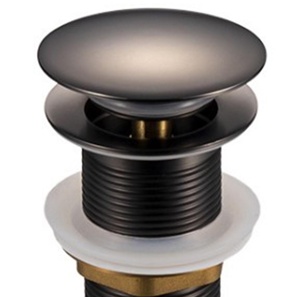 Bathroom Sink Pop Up Drain Stopper Anti Clogging Copper Bathroom Lavatory Vanity Sink Drain Without Overflow for Home